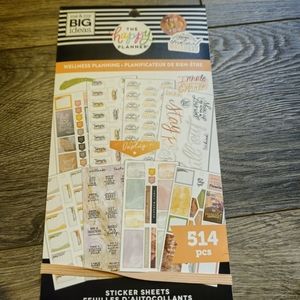 The Happy Planner "Wellness Planning" sticker book
